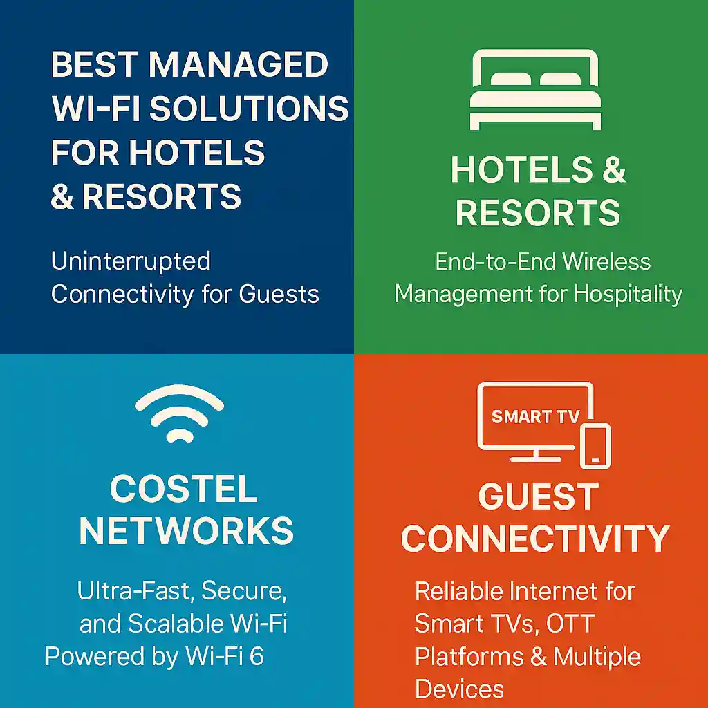 Managed internet Solution Provider for hotels and resorts